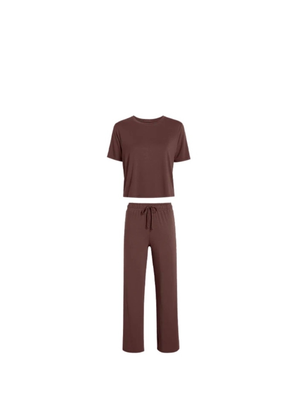 Nuuds Pajama Set Coffee Color XXXL